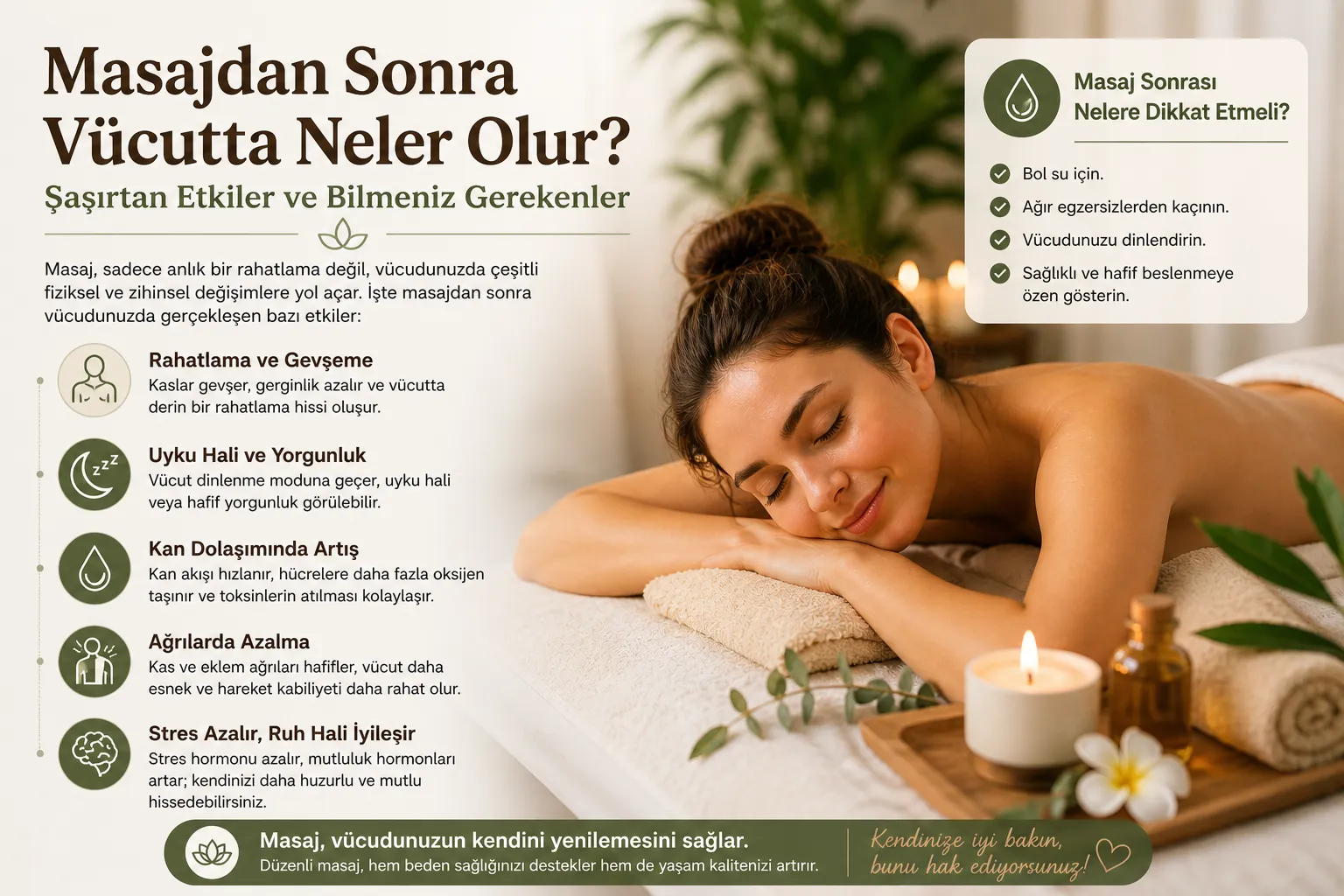 Masajdan Sonra Vücutta Neler Olur?
