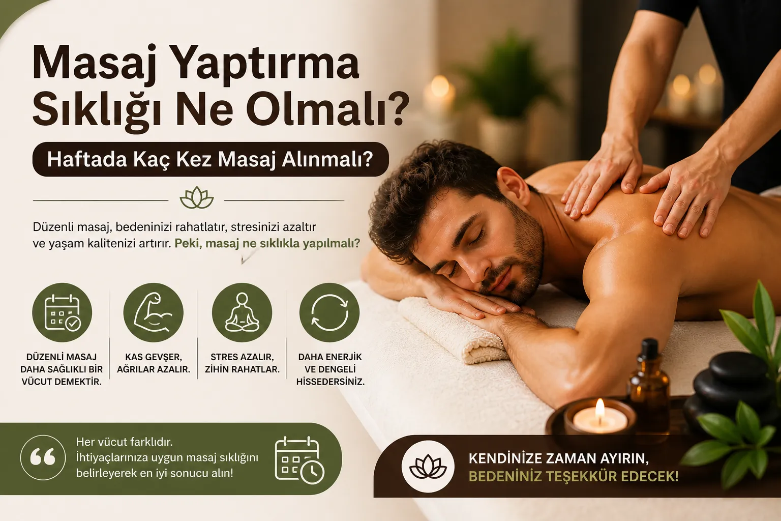 Haftada Kaç Kez Masaj Yaptırılmalı?