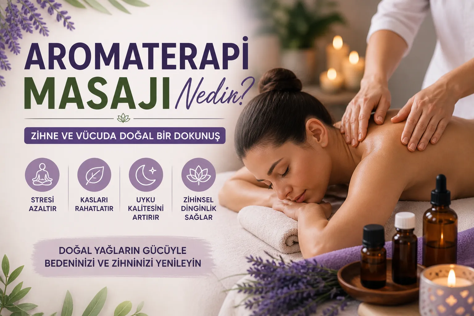 Aromaterapi Masajı Nedir? Etkileri ve Kullanımı